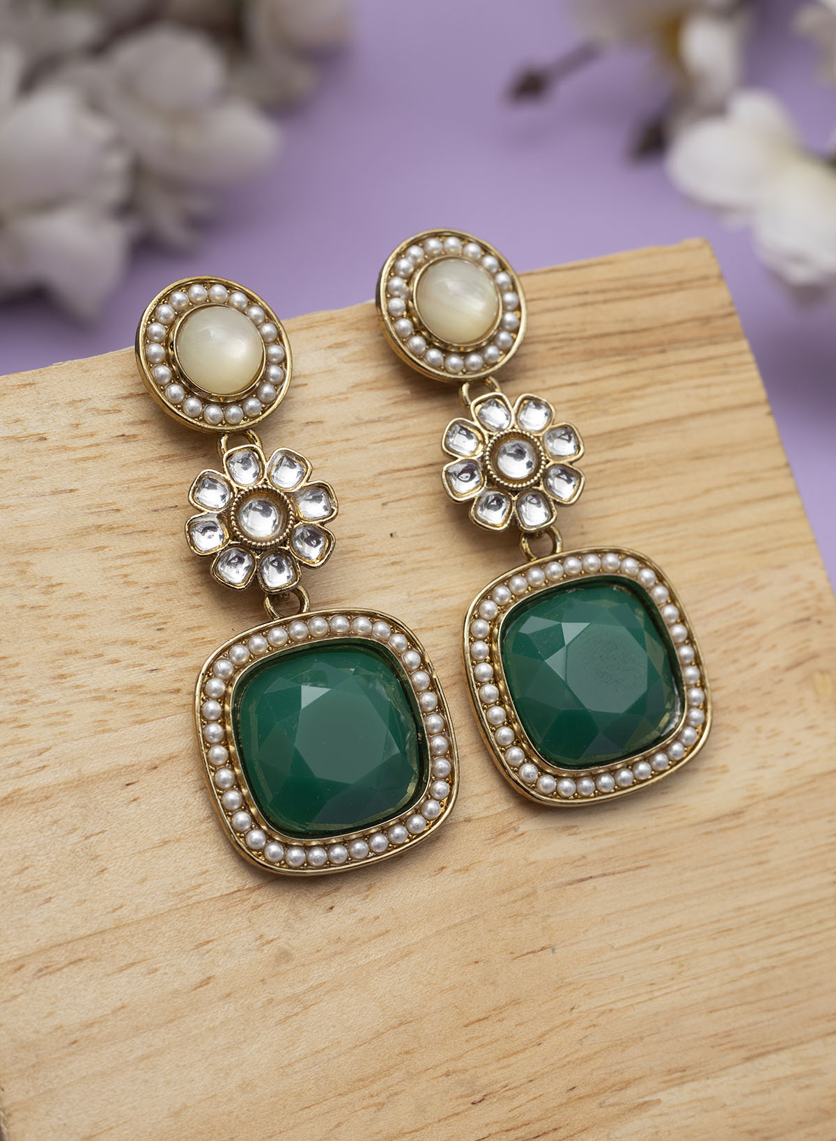 Ziyana stone Earrings