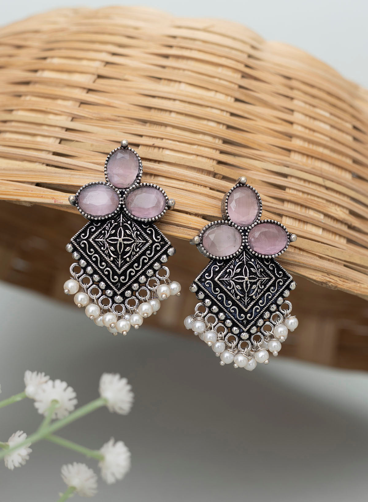 Rimsha Drop Stud Earring