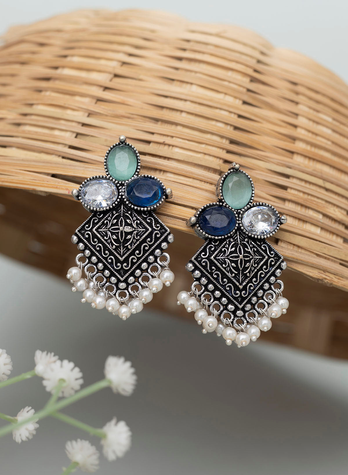 Rimsha Drop Stud Earring