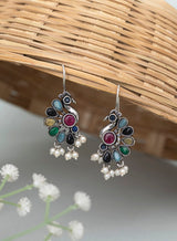 Pratibha Silver earring