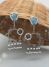 Jagavi stone Earrings