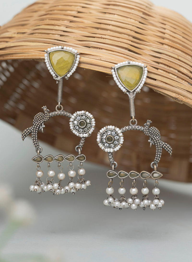 Jagavi stone Earrings