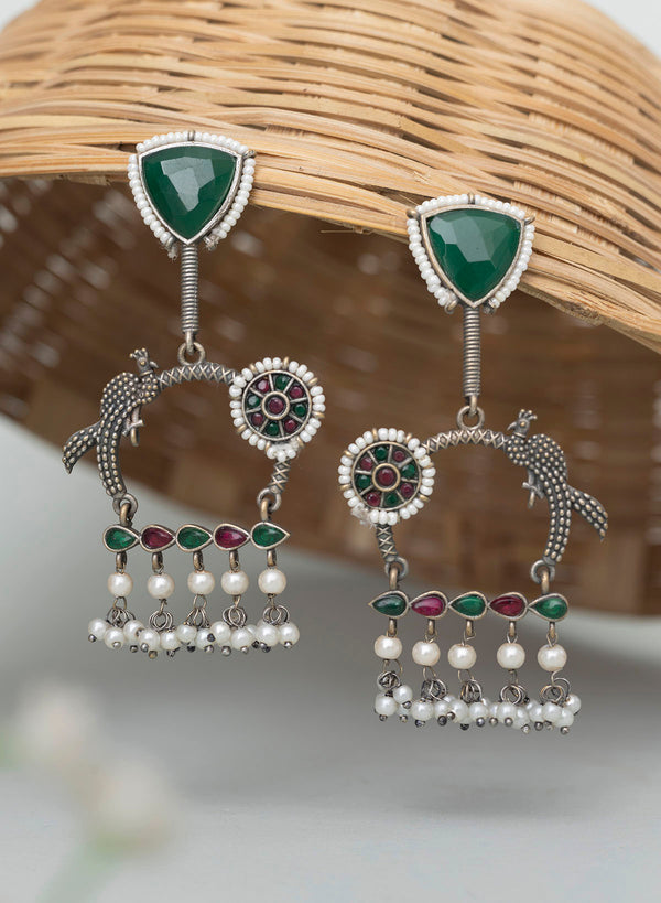 Jagavi stone Earrings