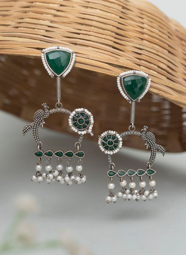 Jagavi stone Earrings