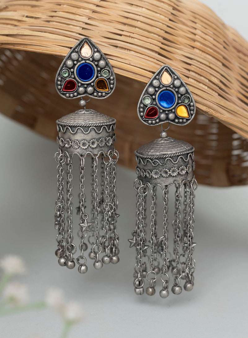 Bhavesha Oxidised Earrings