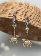 Kalini Two Tone Earrings