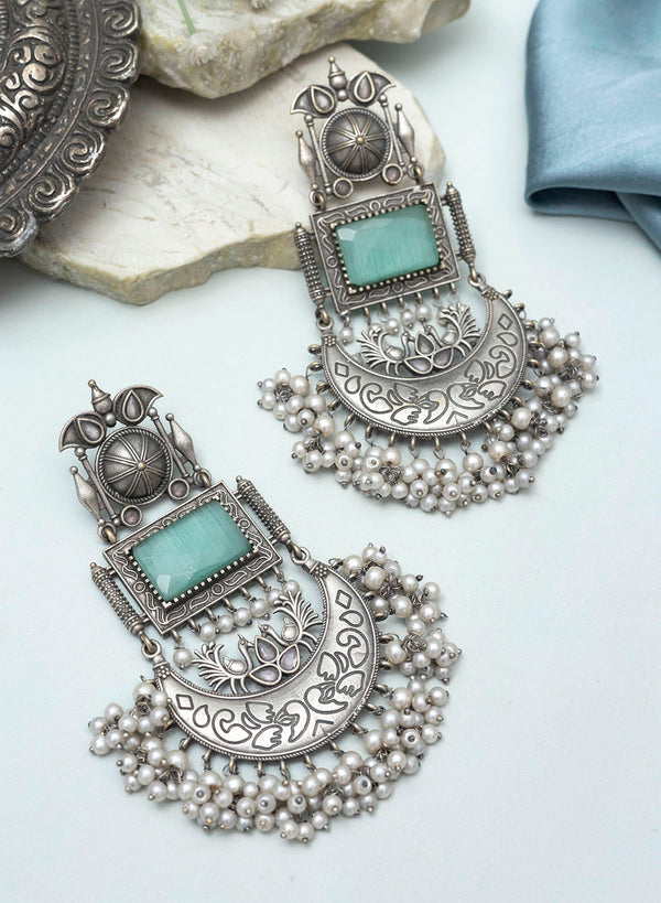 Vinika Oxidised Earrings