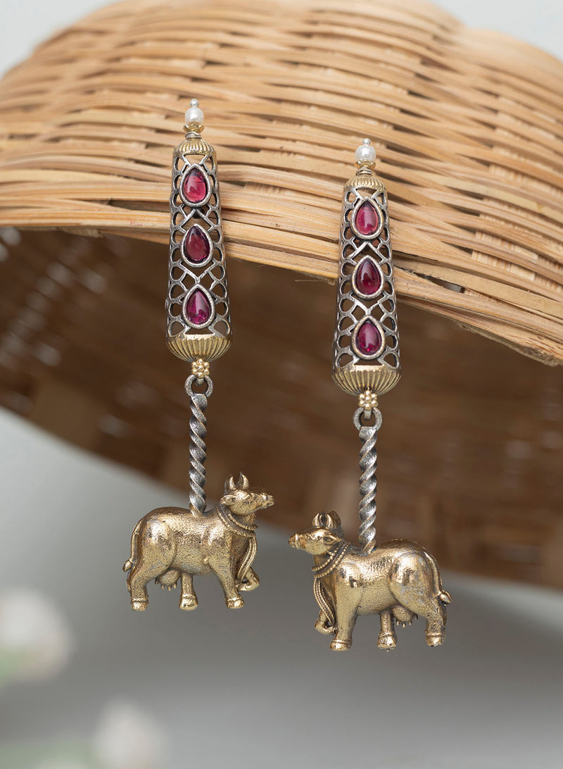 Kalini Two Tone Earrings