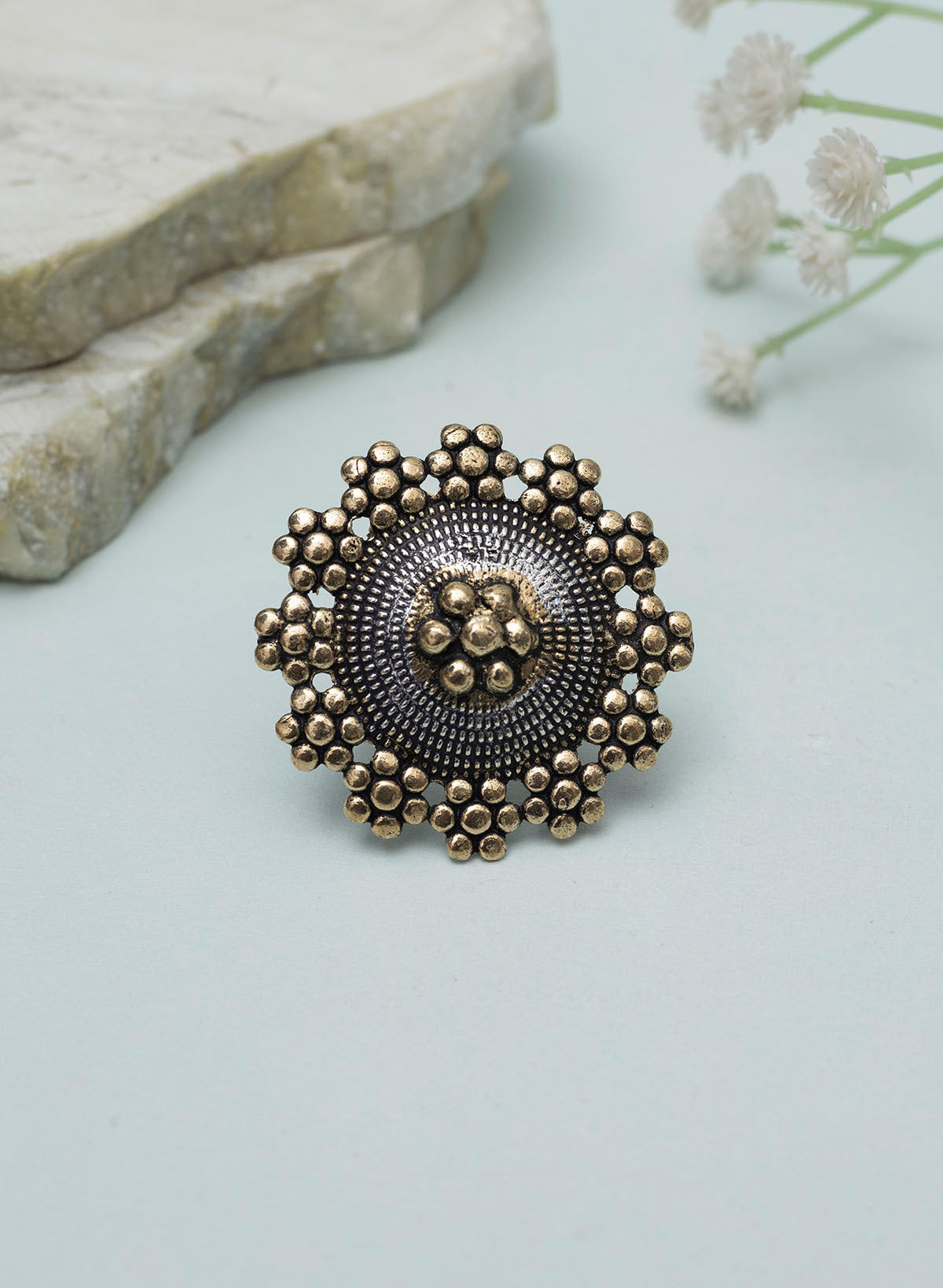 Shiza Two tone ring