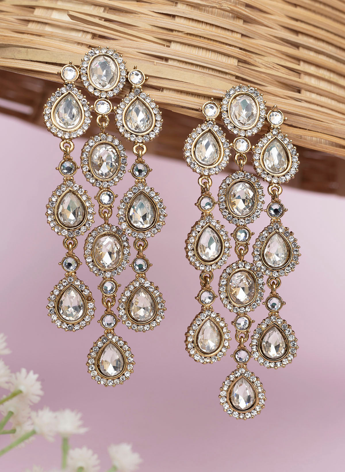 Saavi Long Earrings