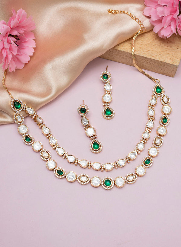 Reinia Double LayerNecklace set