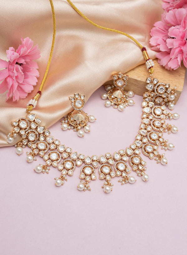 Kimayra Kundan Necklace set