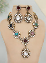 Savani Polki Necklace set