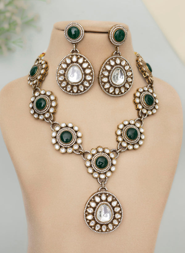 Savani Polki Necklace set