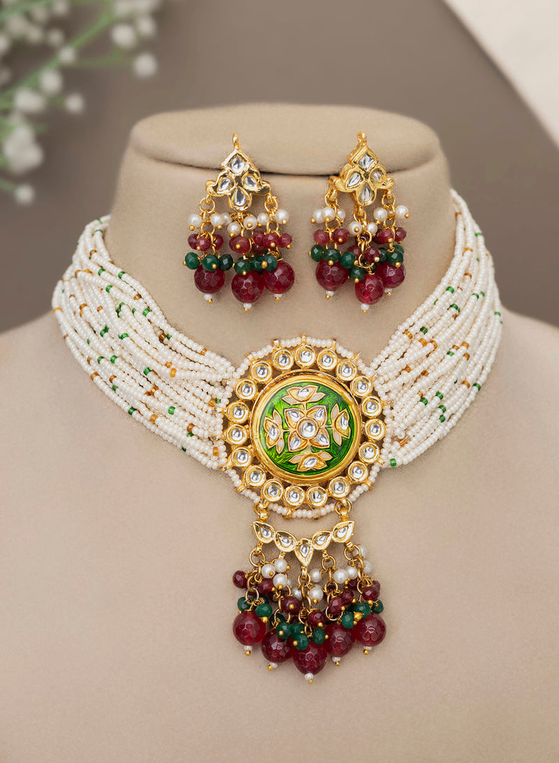 Kamana Kundan Choker set