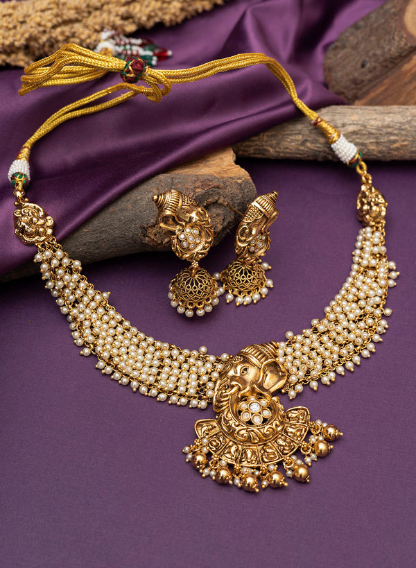 Avighna Ganpati Necklace set