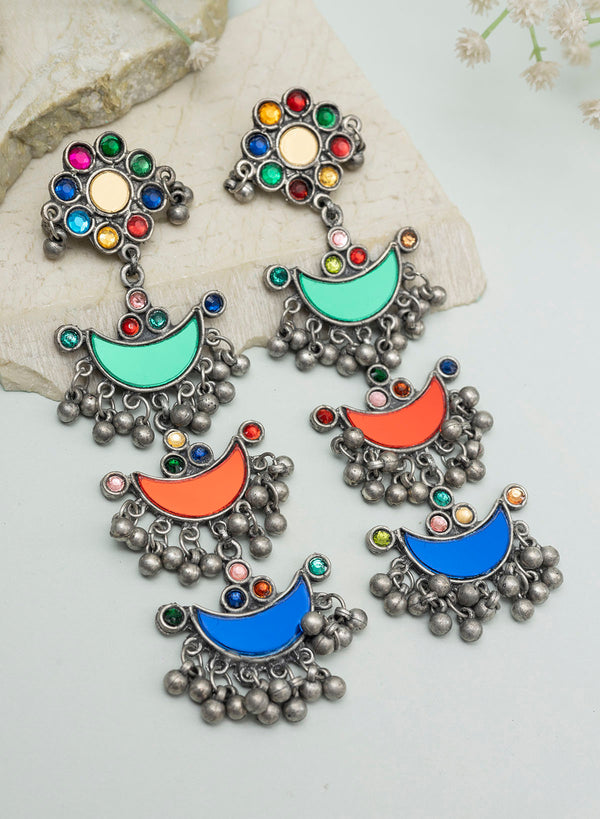 Yemma Oxidised Earrings