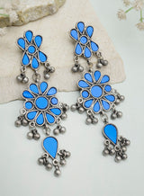 Shuvri long Mirror Earrings