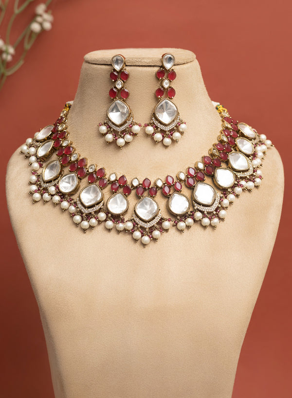 Deblina necklace set