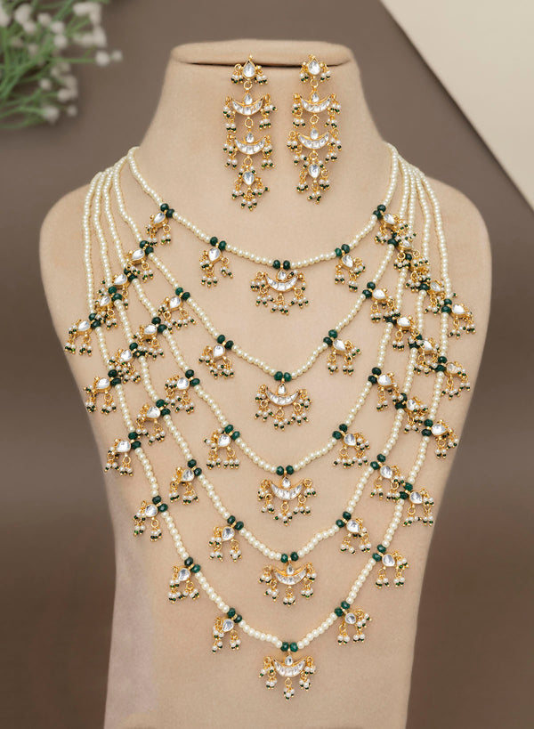 Amrusha five Layered Necklace set