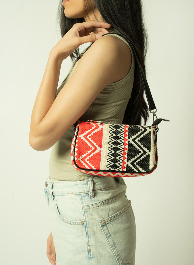 Diamond Dazzle Baguette Bag