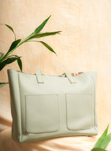 Mint gel Everyday tote bag