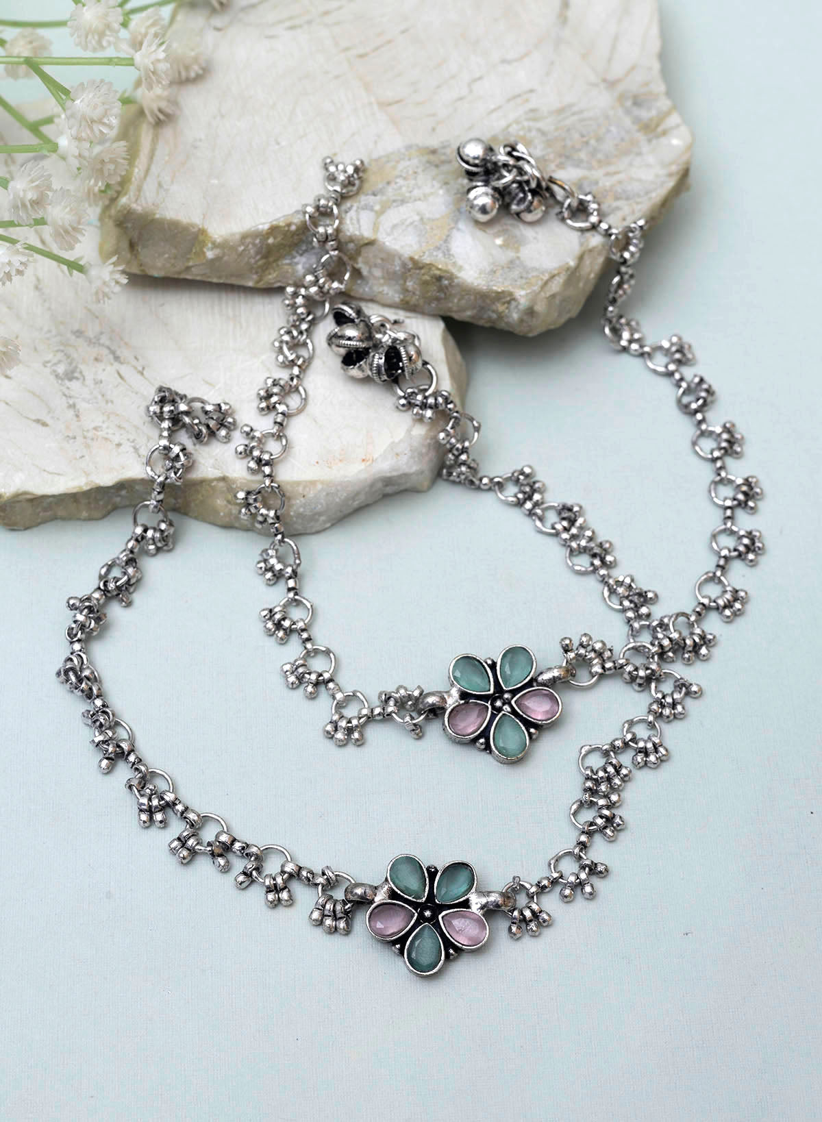 Roshini Stone Anklet