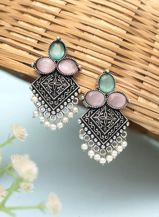 Rimsha Drop Stud Earring