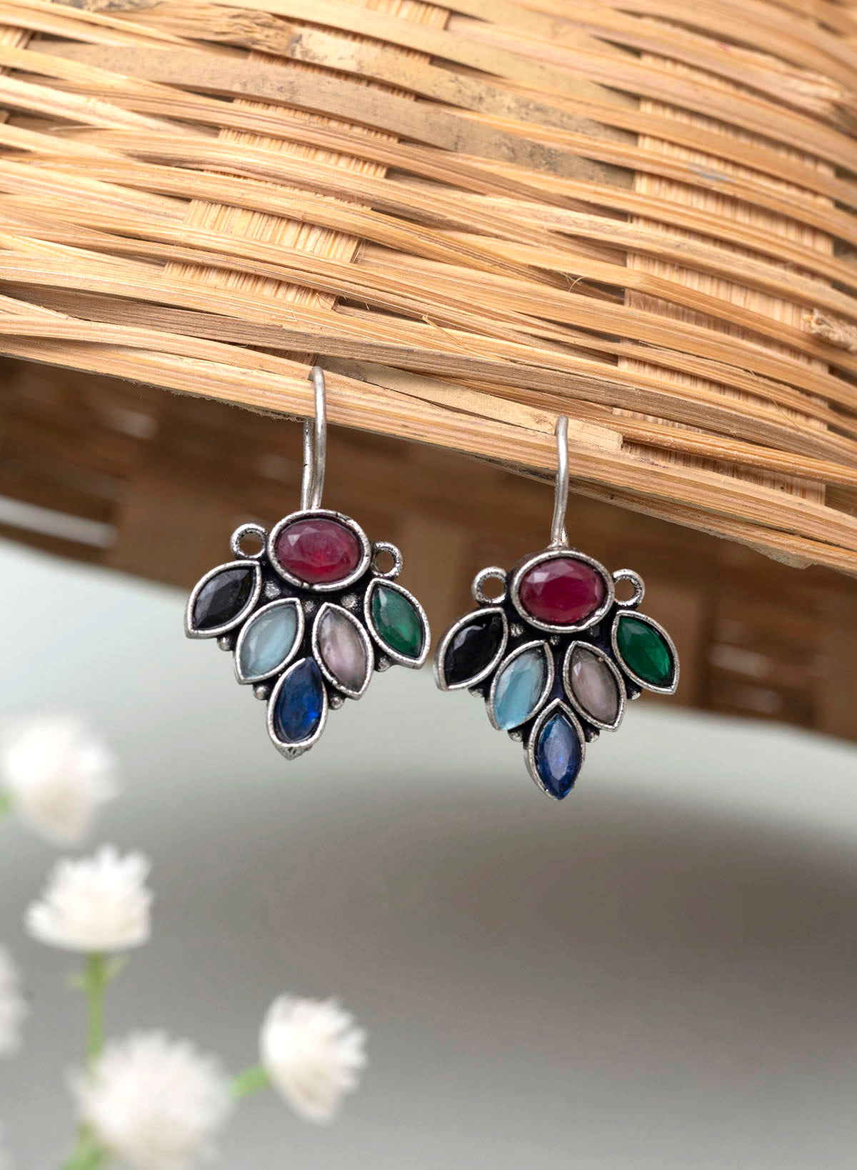 Pranoti Silver earring