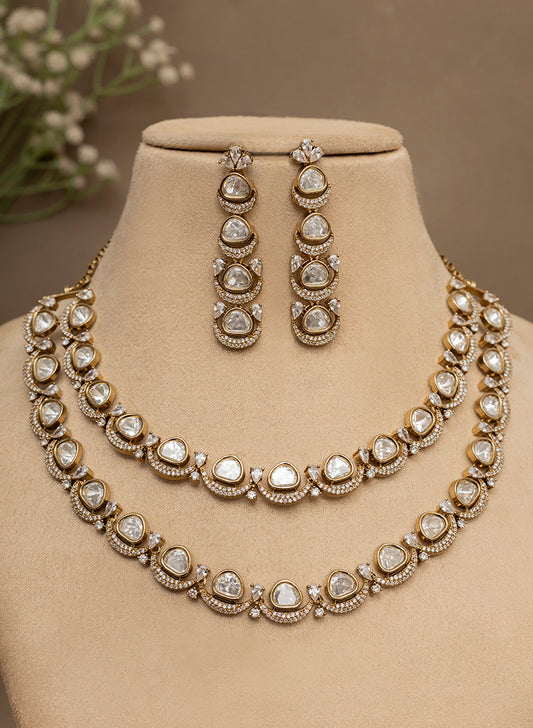 Elyana Two Layer Necklace Set