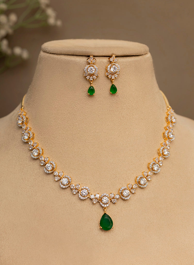 Nerina AD necklace Set