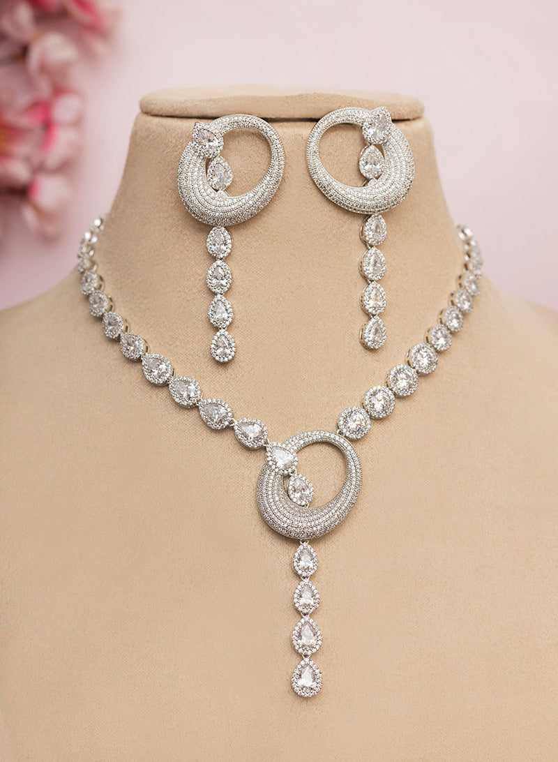 Sapphire Necklace Set