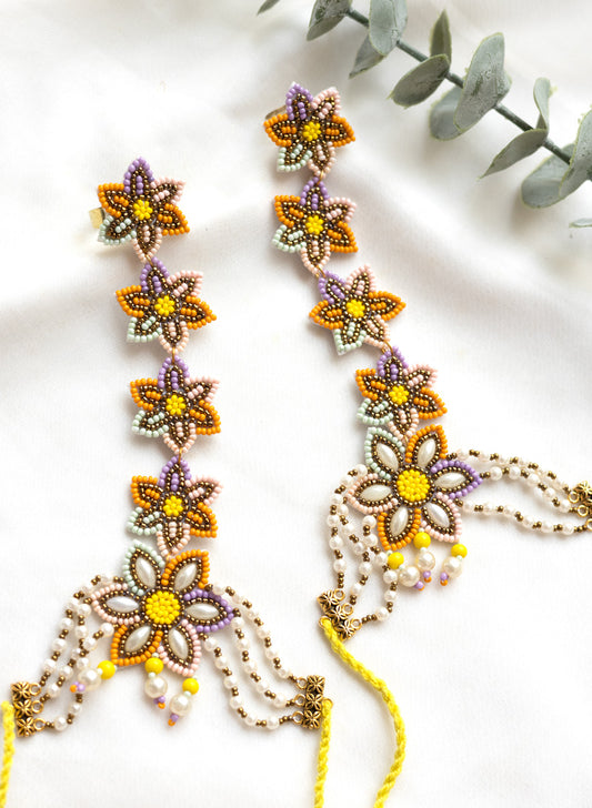 gautami  MULTICOLOR HANDMADE HATHPHOOL