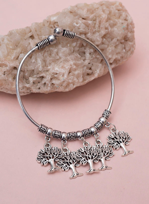Silver Tree Bracelet