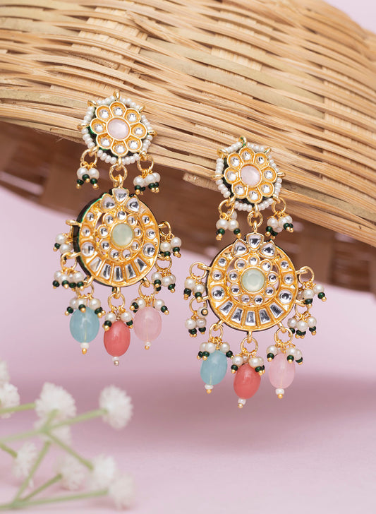Asali Kundan Chandbali Earring