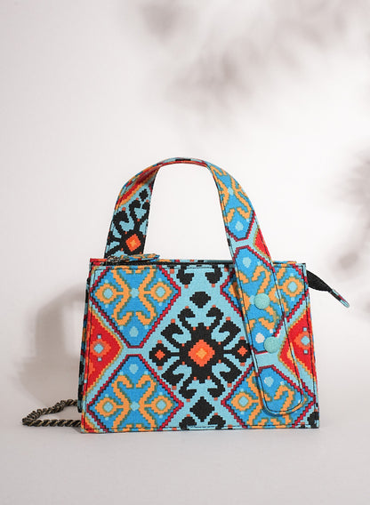 Moroccan Mosaic Box  Sling Bag