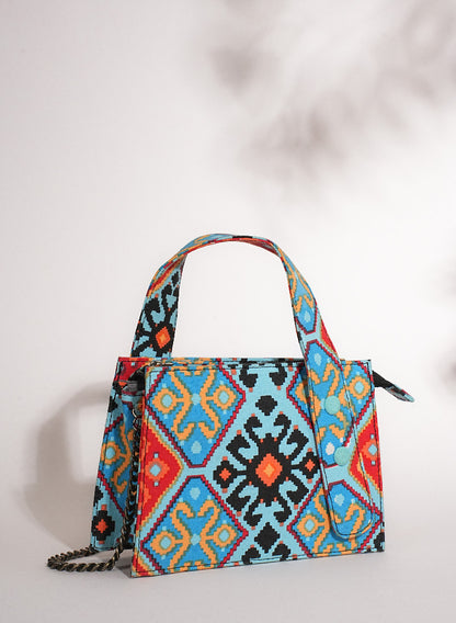 Moroccan Mosaic Box  Sling Bag