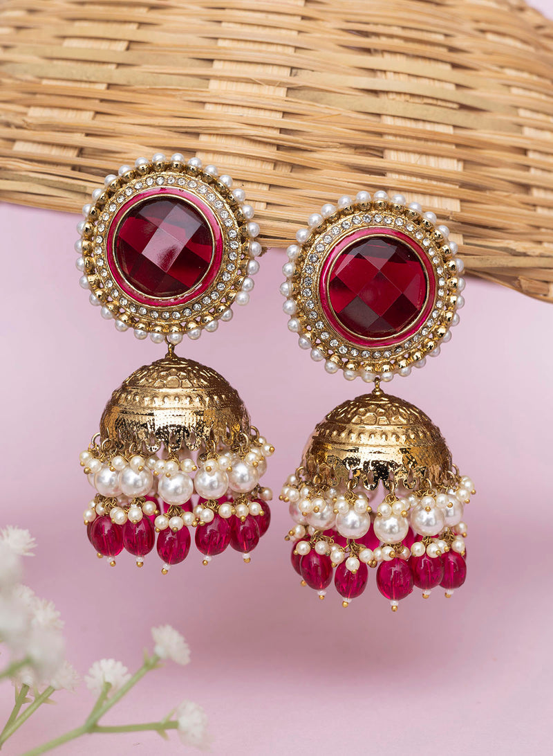 Roksana Golden Jhumka Earring