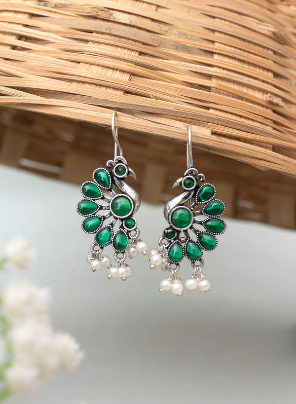 Pratibha Silver earring