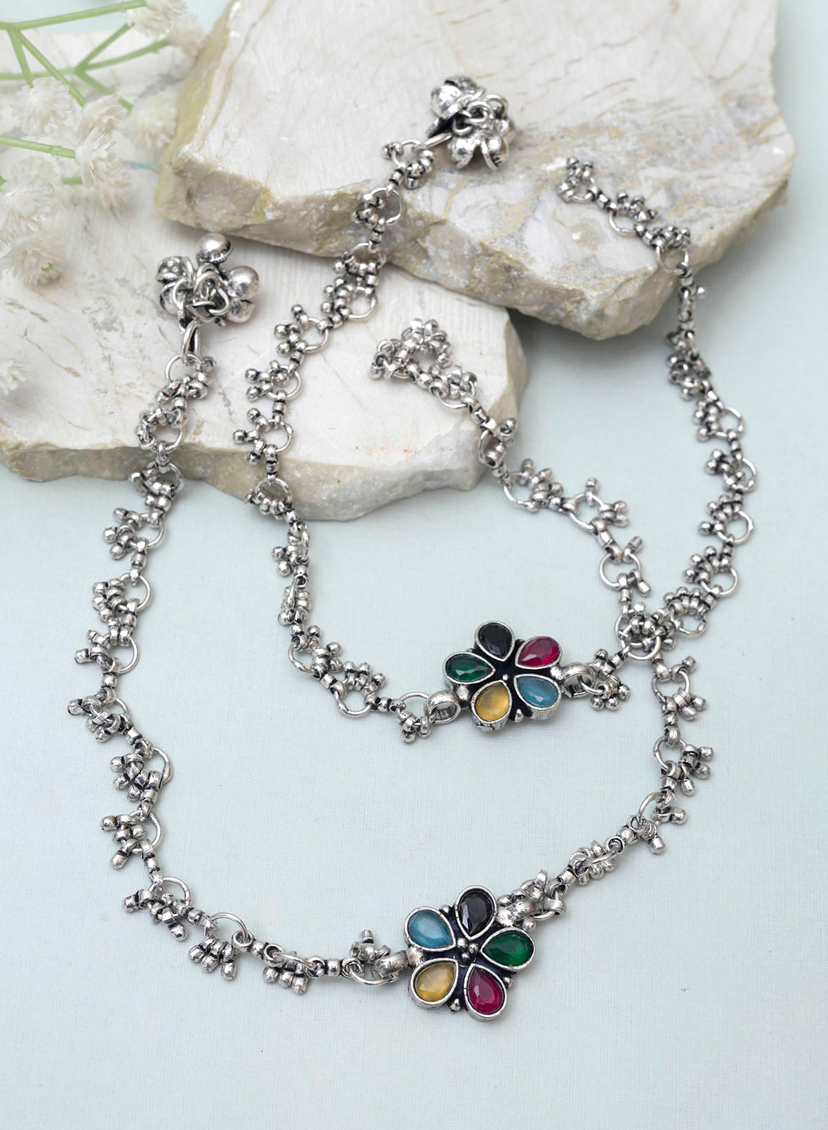 Roshini Stone Anklet