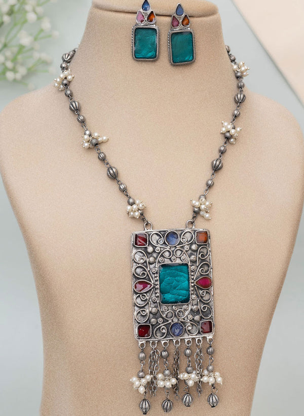 Gomati oxidised Necklace
