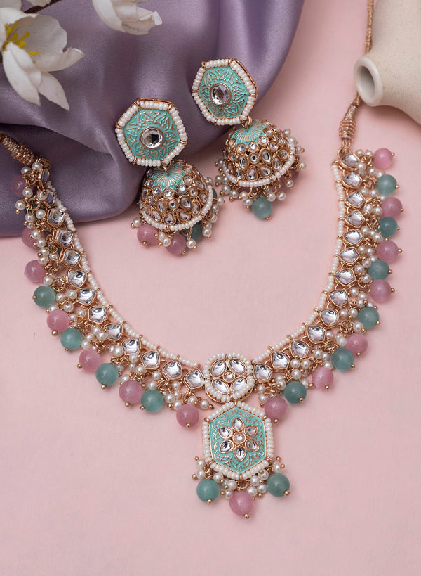 Jayani Kundan necklace set