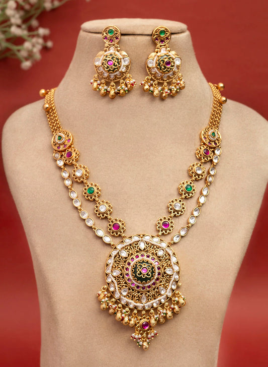 Rishmita Long Necklace Set