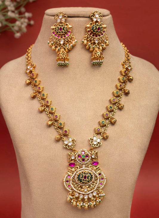 Zivara long Necklace Set