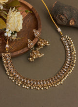 Bhavina stone necklace set