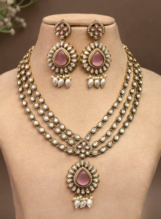 Kaviya Long Necklace Set
