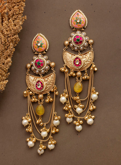 Nageena Long Earring