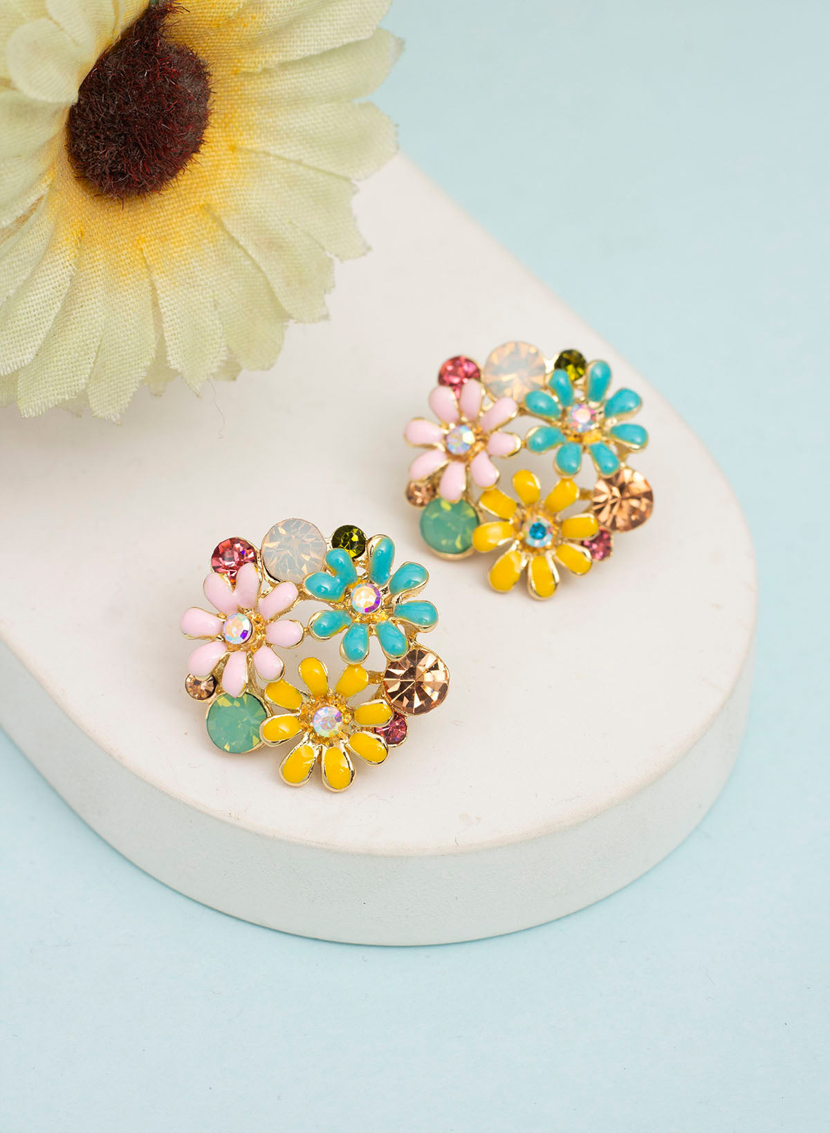 Coral Bells stud