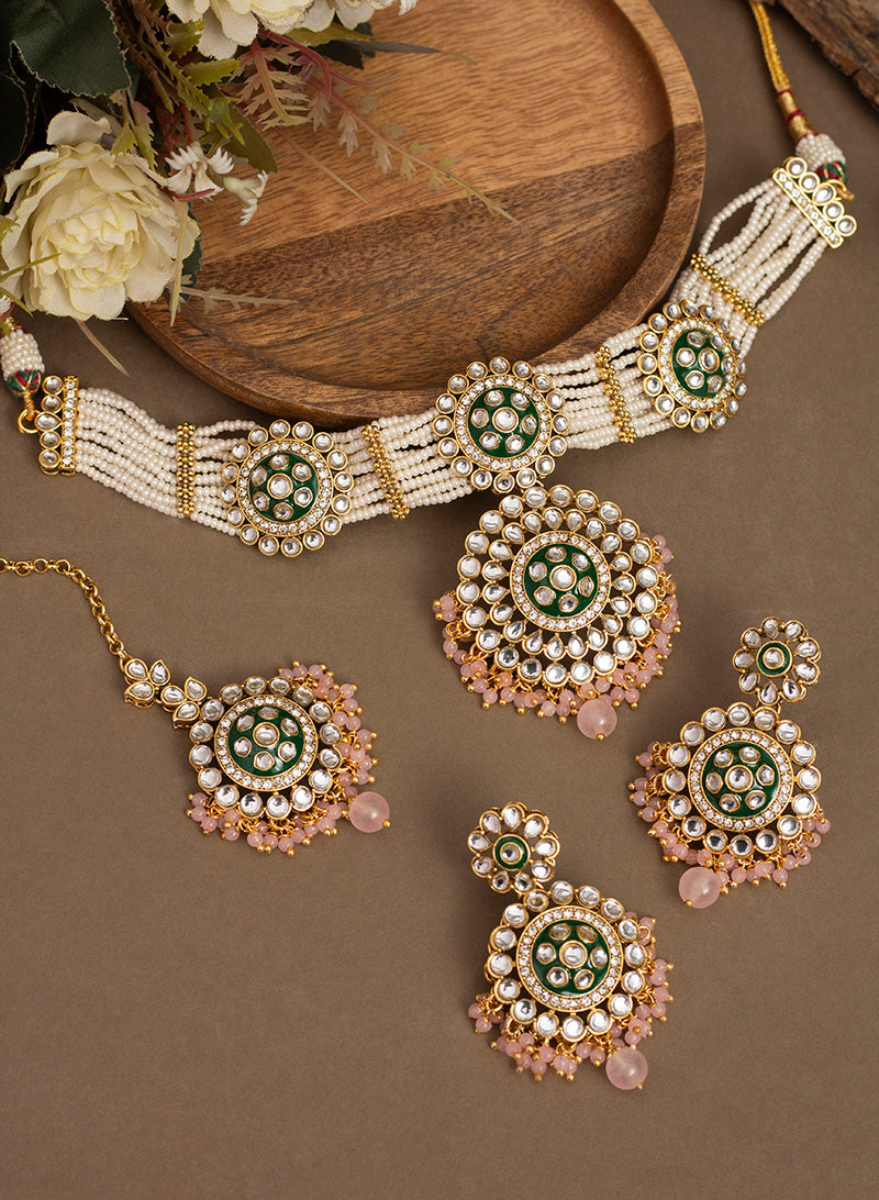 Aesha Choker  Set