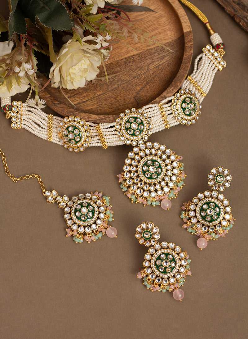 Aesha Choker  Set